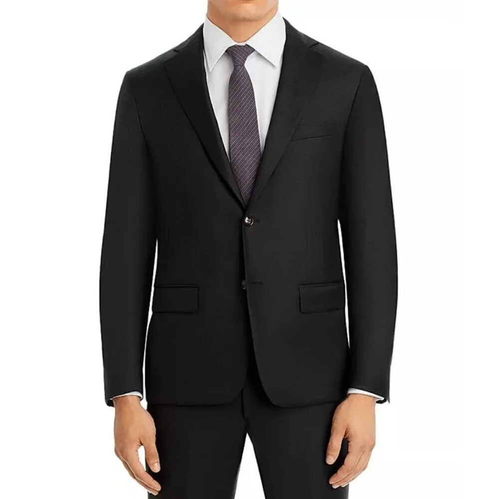 NWOT Robert Graham Modern Fit Sharkskin Hunter Green Suit Size 42R (MSRP $598)